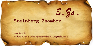 Steinberg Zsombor névjegykártya